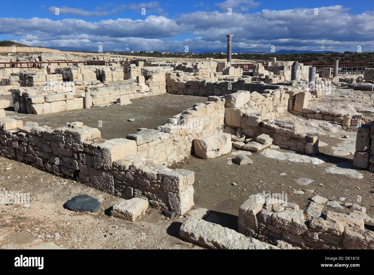 Zypern, Kourion, assyrische Ku-ri-i, antike griechische, lateinische, Curium, historischen, antiken Ausgrabungsstätte, Ruinen Stockfoto