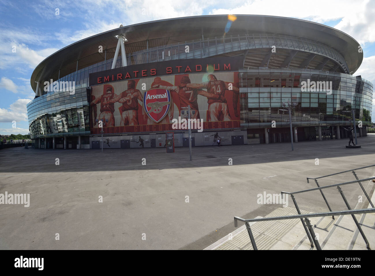 Emirates-Stadion bei Arsenal Stockfoto