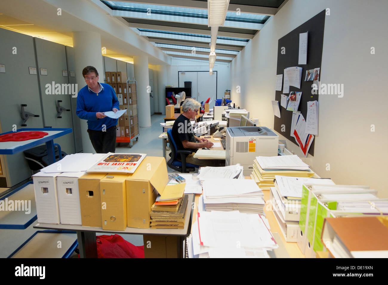 Holland-Breda. 23.10.12. Archiv einer Schule. Foto: Gerrit de Heus Stockfoto