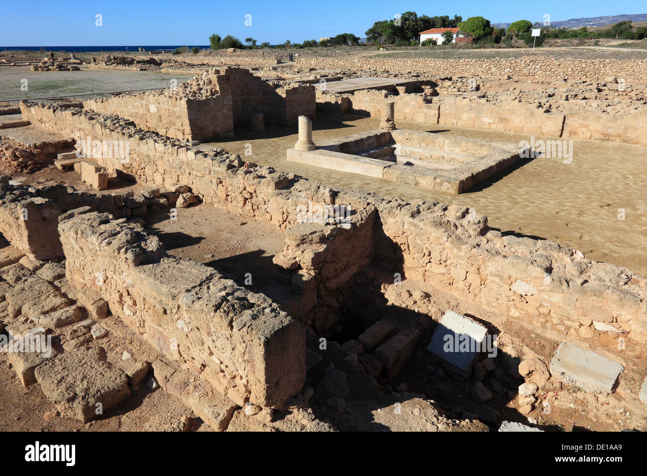 Zypern, Paphos Stadt, Gazibaf, Website der antiken Ruinen, archäologischer Park Stockfoto