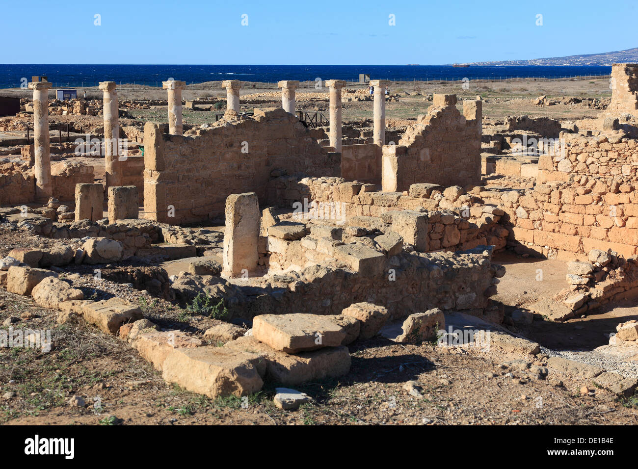 Zypern, Paphos Stadt, Gazibaf, Website der antiken Ruinen, archäologischer Park Stockfoto