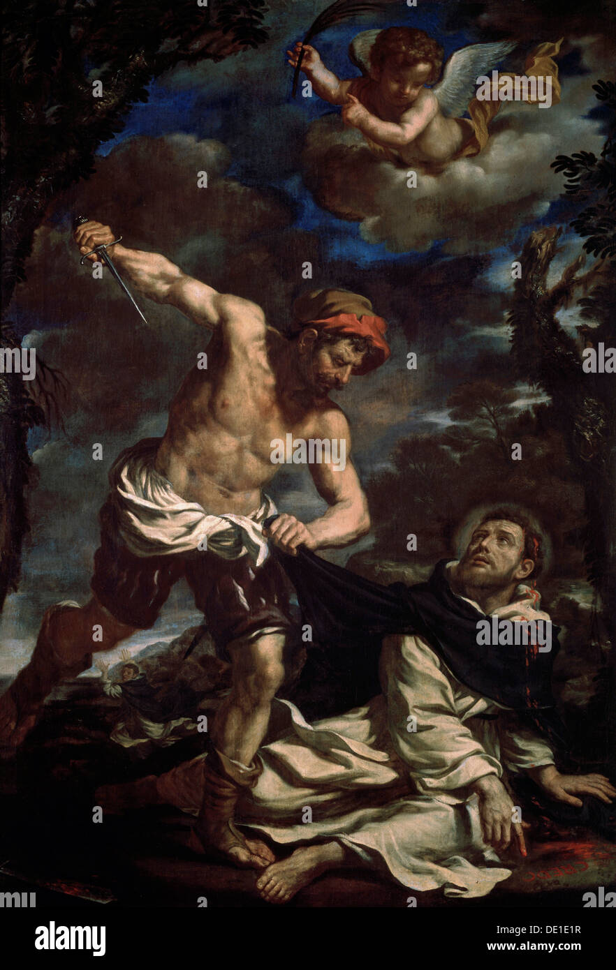 Das Martyrium des Heiligen Petrus ", 1620s zu beenden. Künstler: Guercino Stockfoto