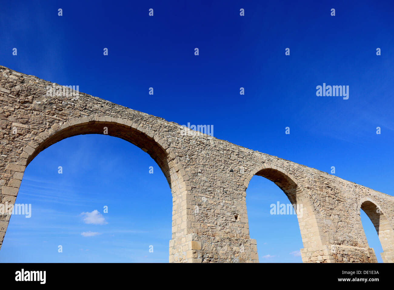 Zypern, Larnaca, Larnaca, Kamares Aquädukt, erbaut 1746-1750, öffentlichen Gebäudes aus der Türkenzeit Stockfoto