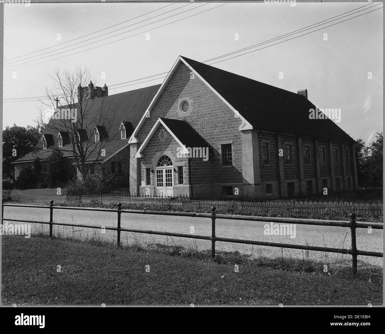 Charles County, Maryland. Der Episcopal Church Parish Hall, errichtet im Jahre 1939 auf der Rückseite des... 521541 Stockfoto