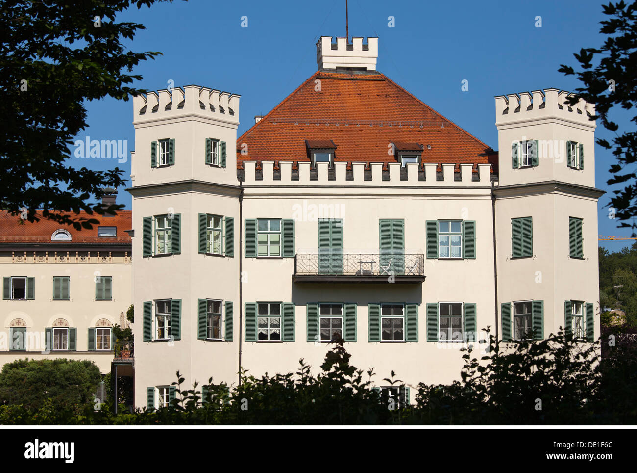 Geographie/Reisen, Deutschland, Bayern, Starnberger See, Poecking, Possenhofen, Schloss, Additional-Rights - Clearance-Info - Not-Available Stockfoto