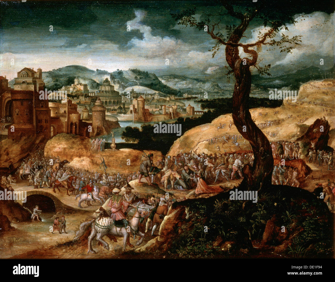 "Die Passion Christi", Anfang des 16. Jahrhunderts. Künstler: Joachim Patinir Stockfoto