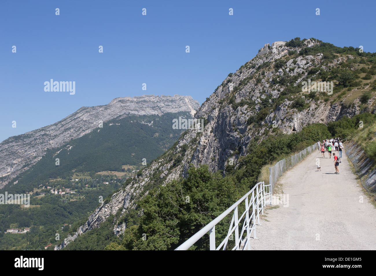 Grenoble Berg Weg Track Rhone-Alpen-Frankreich Stockfoto