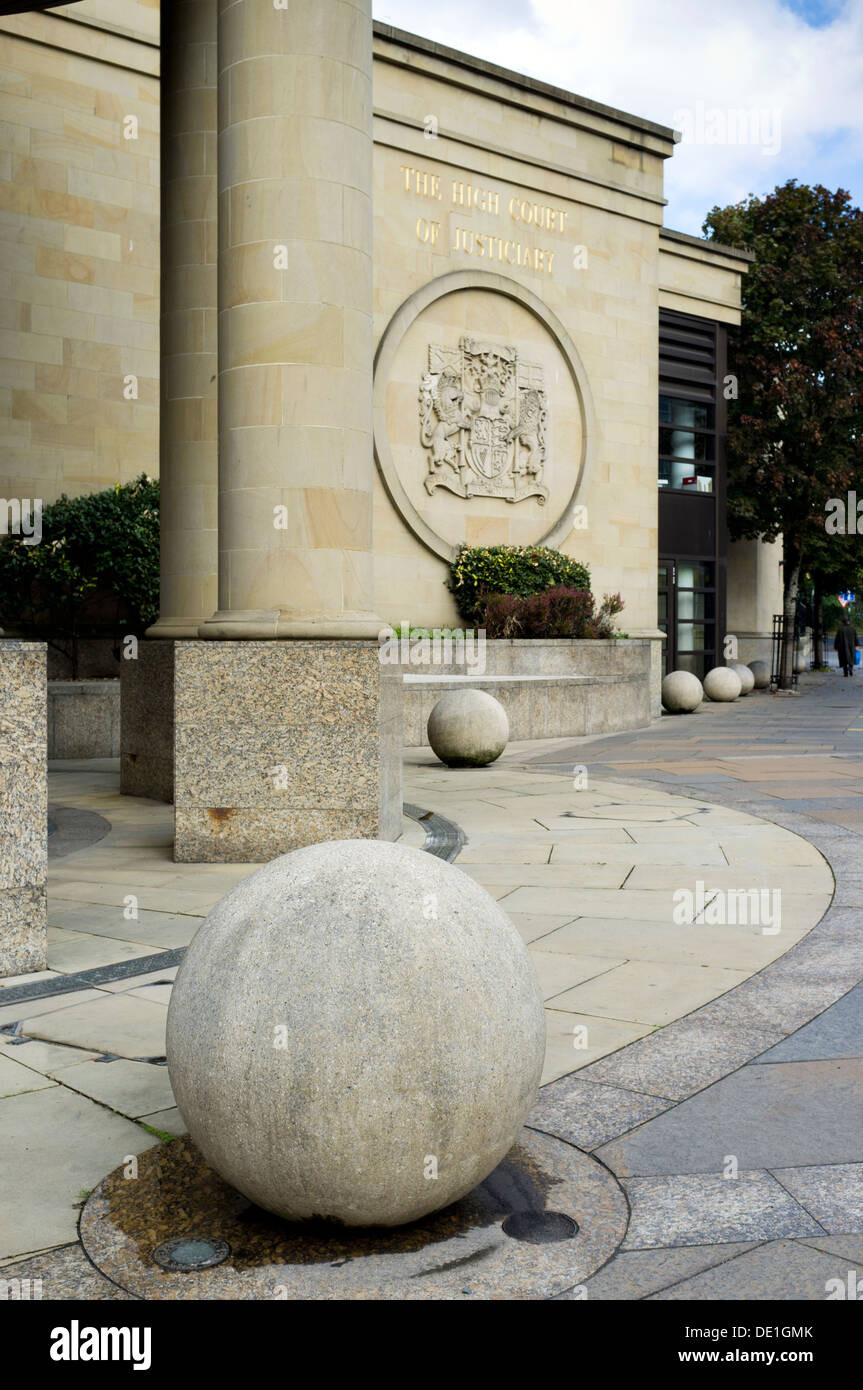Der High Court of Justiciary in Glasgow Schottland, Vereinigtes Königreich Stockfoto