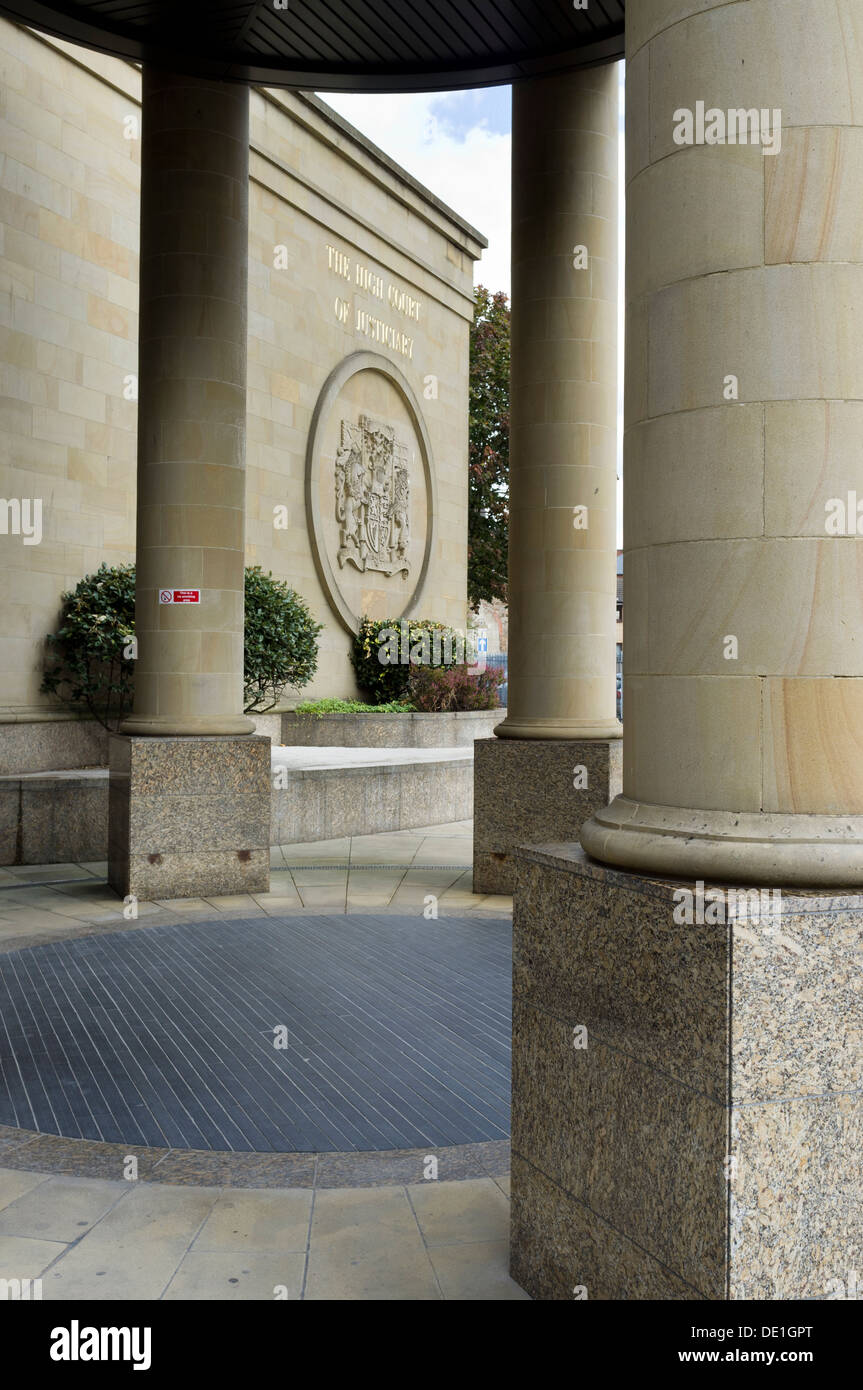 Der High Court of Justiciary in Glasgow Schottland, Vereinigtes Königreich Stockfoto