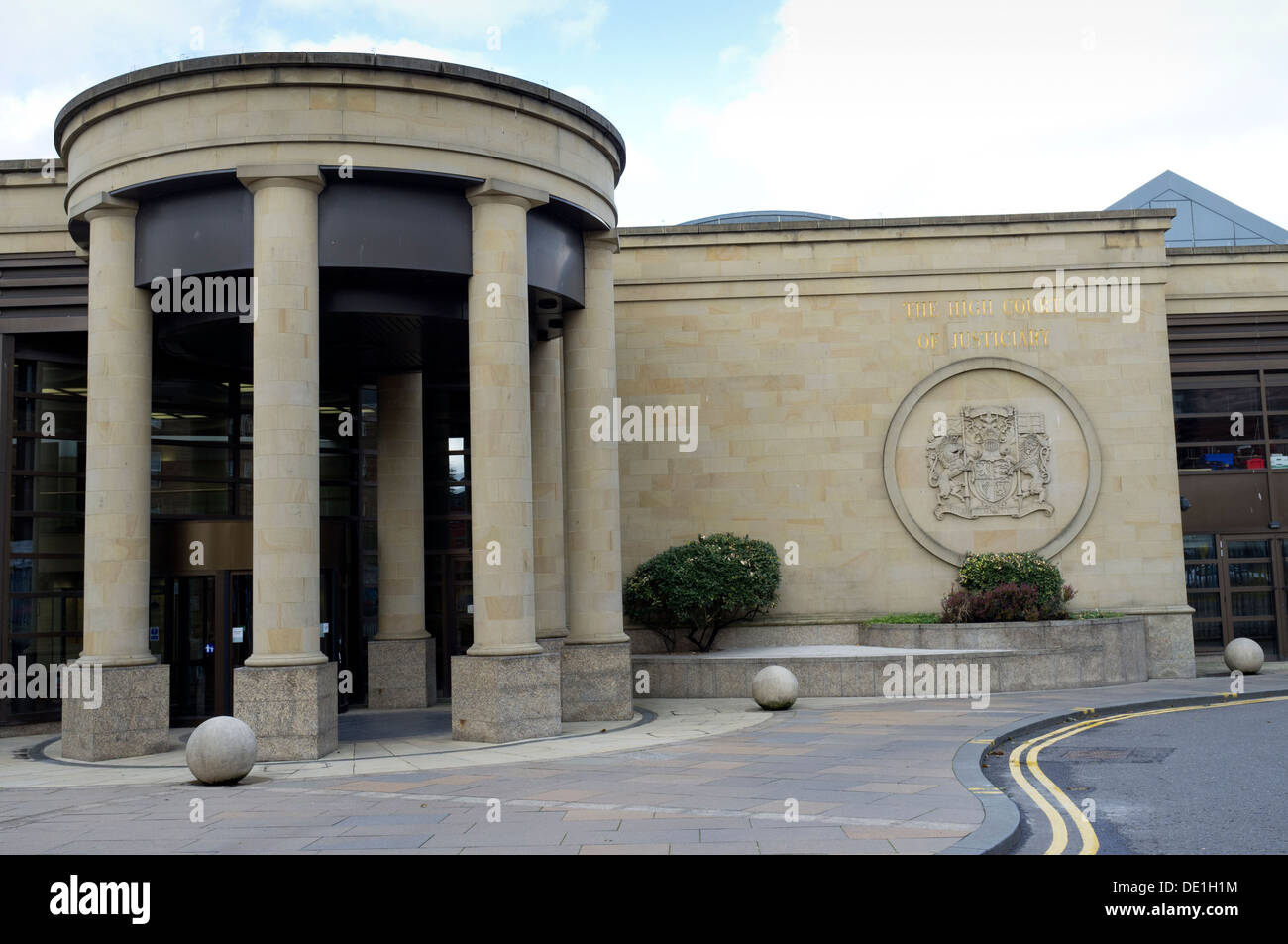 Der High Court of Justiciary in Glasgow Schottland, Vereinigtes Königreich Stockfoto