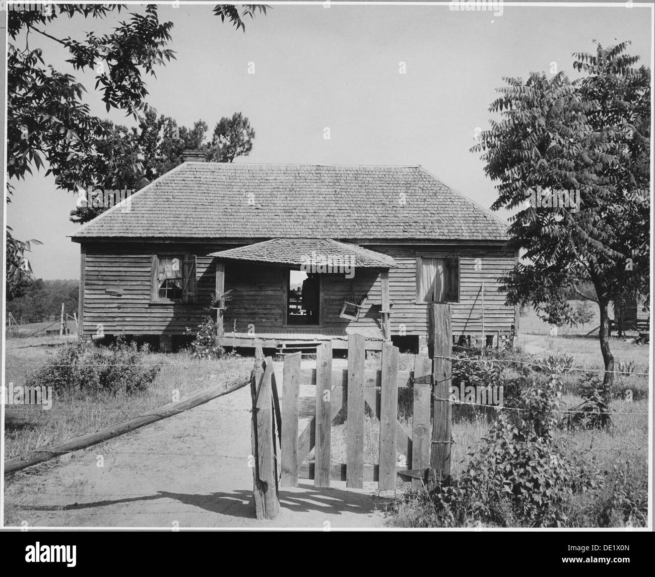 Harmonie-Community, Putnam County, Georgia. Hier ist eine repräsentative Stichprobe der Wohnungen in der... 521278 Stockfoto