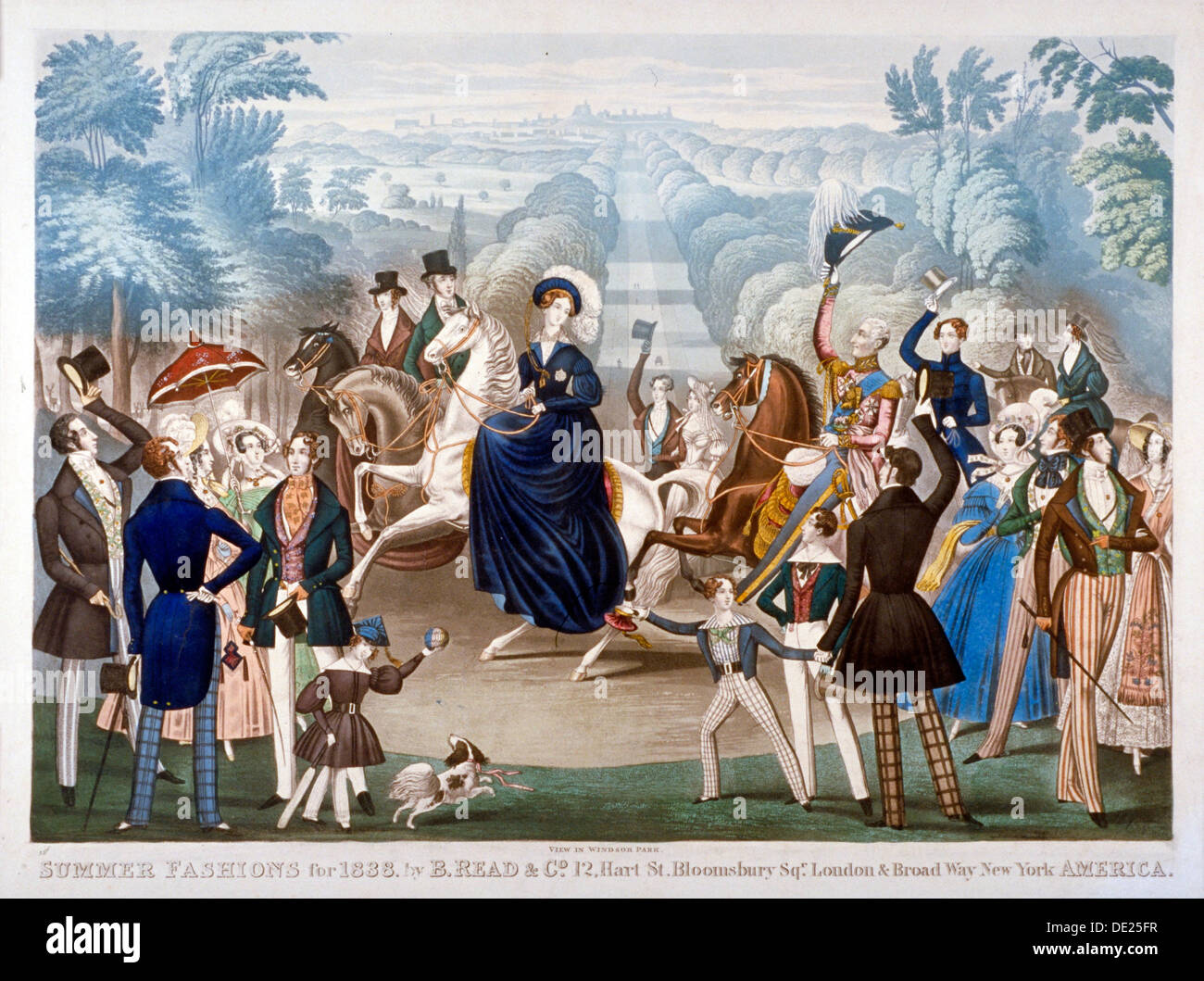"Sommer Mode für 1838", c1838.                                     Künstler: Anon Stockfoto