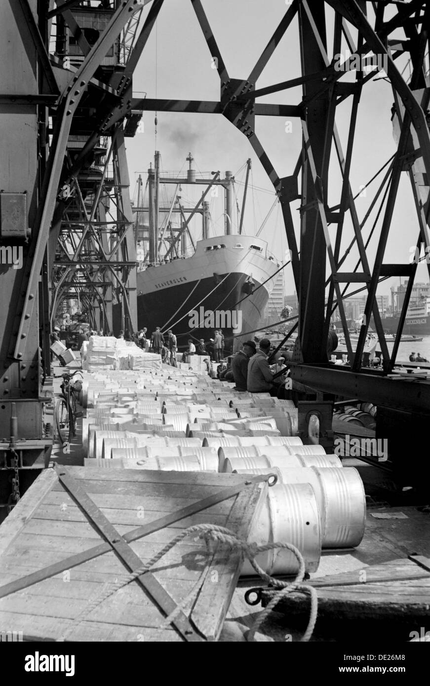 Royal Victoria Dock, Canning Town, London, c1945-c1965. Künstler: SW Rawlings Stockfoto