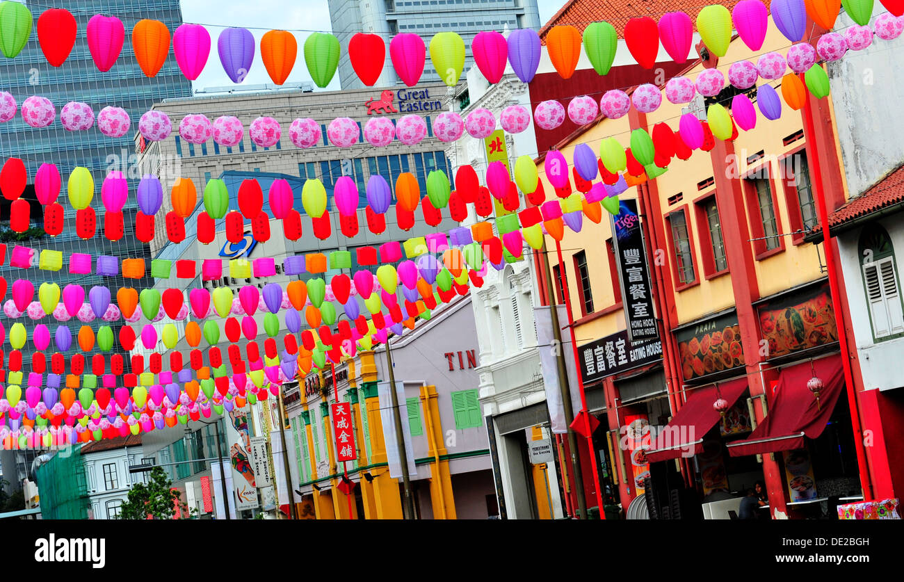 Singapur Chinatown Mid-Autumn Festival Stockfoto