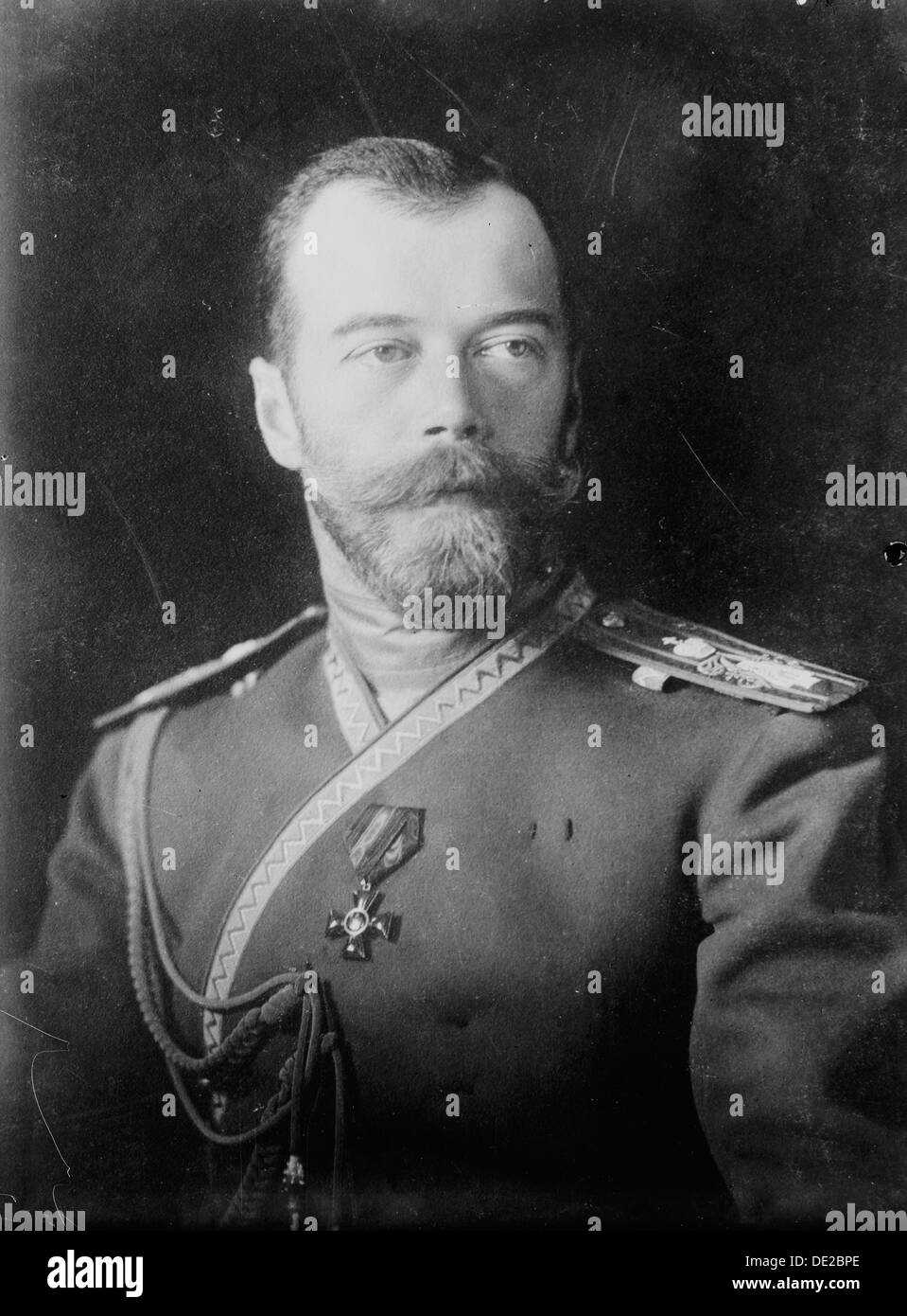 Zar Nikolaus II von Russland, 1909.  Künstler: Anon Stockfoto