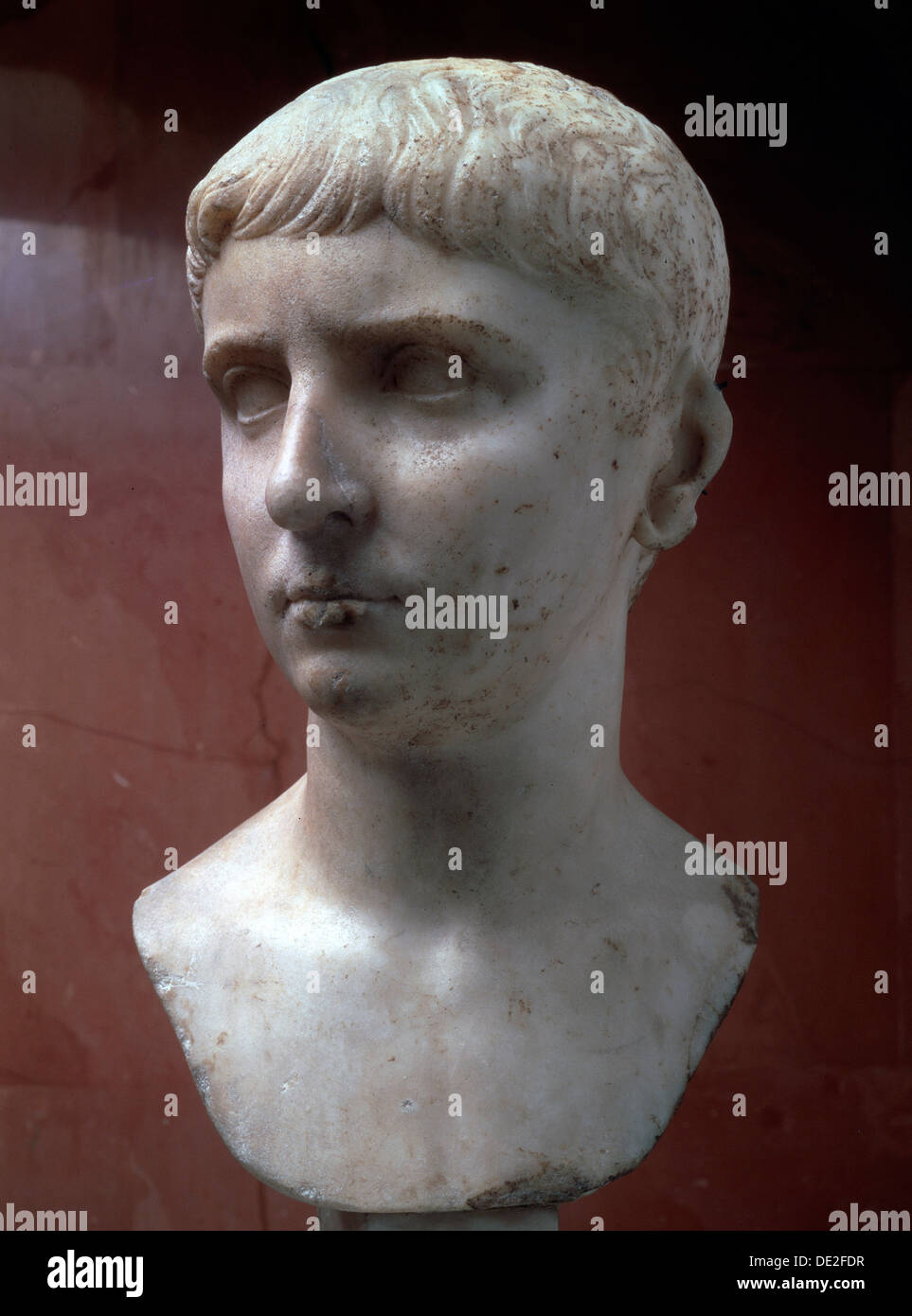Marmor Portraitbüste von Gaius Julius Caesar, 1. Hälfte des 1. Jahrhunderts. Artist: Unbekannt Stockfoto