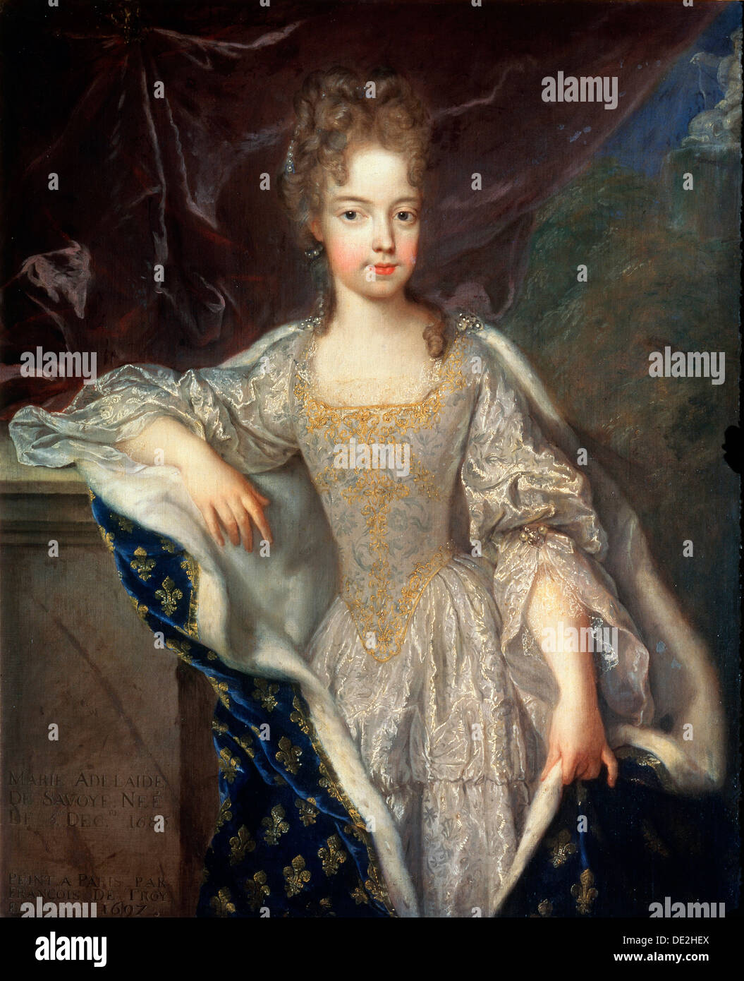 "Portrait von Marie-Adelaide von Savoyen", 1697. Artist: François de Troy Stockfoto