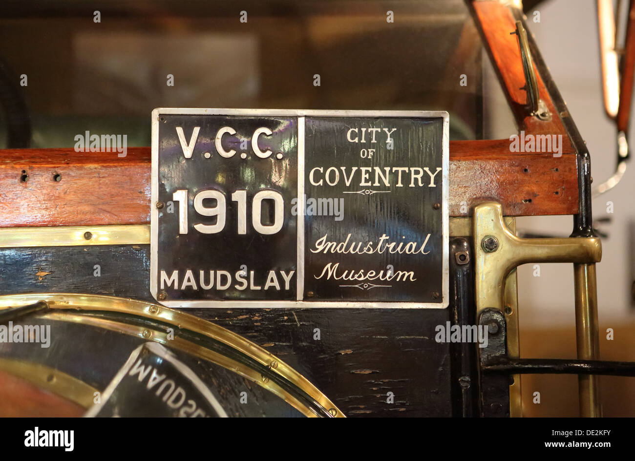Innere des Coventry Transport-Museum, am Millennium Square in Coventry, Warwickshire, West Midlands, England, UK Stockfoto