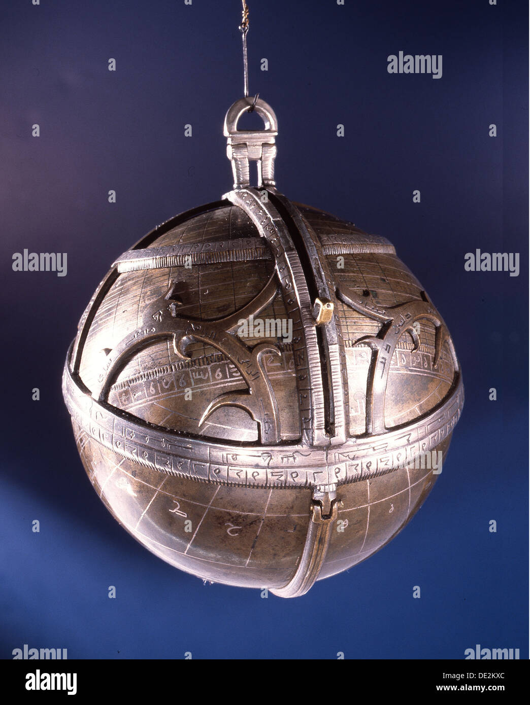 Das einzige vollständige Beispiel eine sphärische Astrolabium. Stockfoto