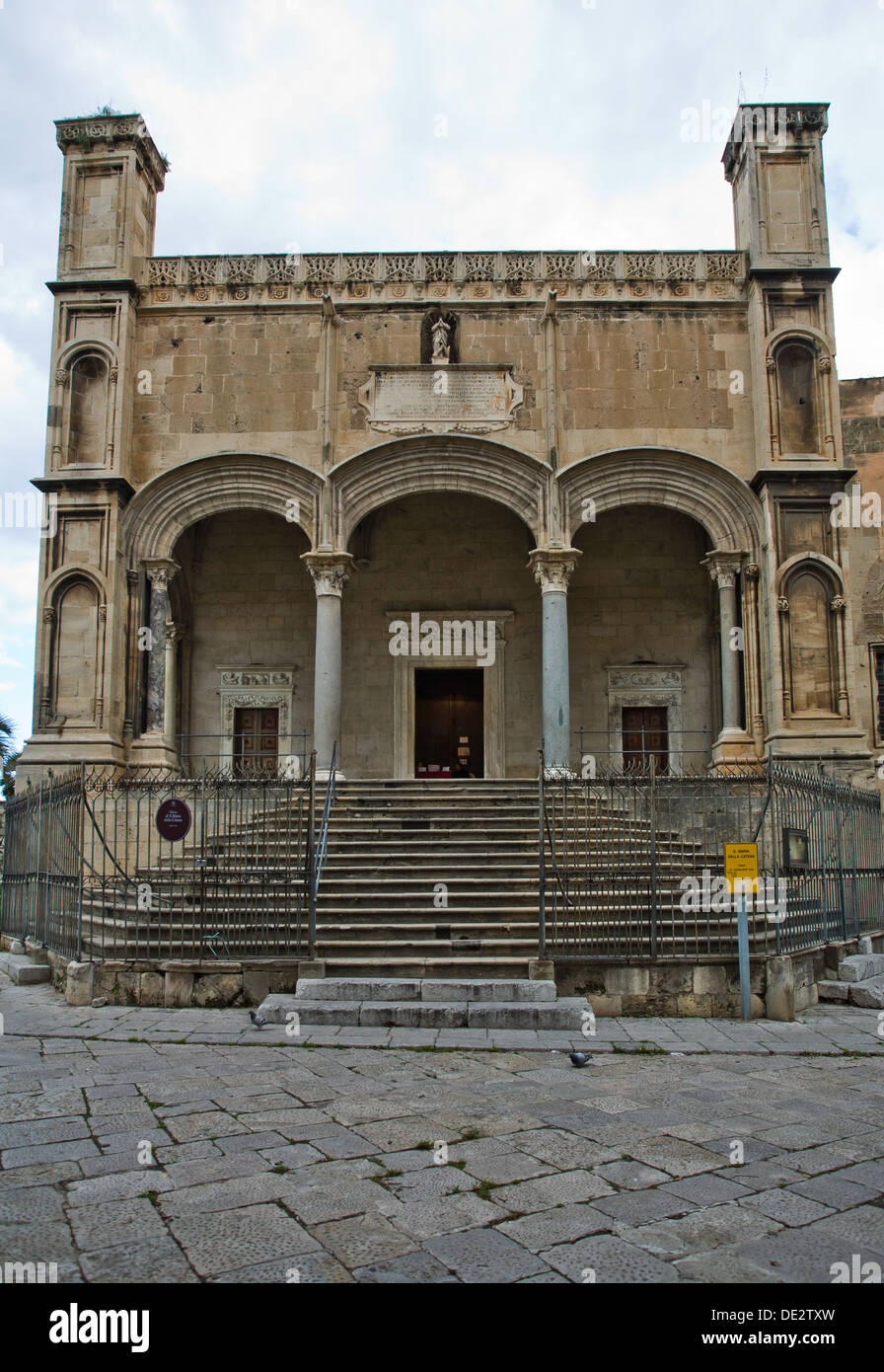 Kirche von Santa Maria della Catena in der Stadt von Palermo, Sizilien. Stockfoto