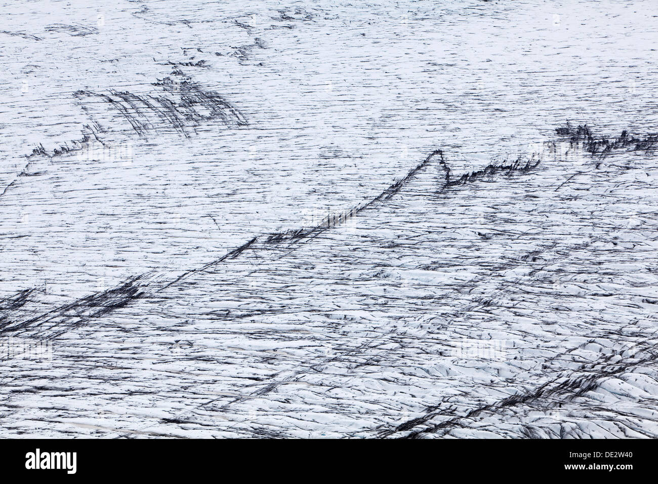 Skaftafellsjoekull Gletscher, Osten Island, Island, Europa Stockfoto