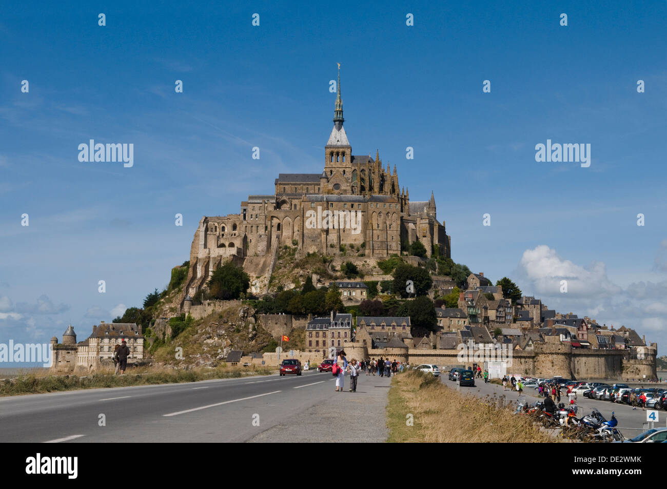 Le Mont Saint Michel, Normandie, Frankreich Stockfoto