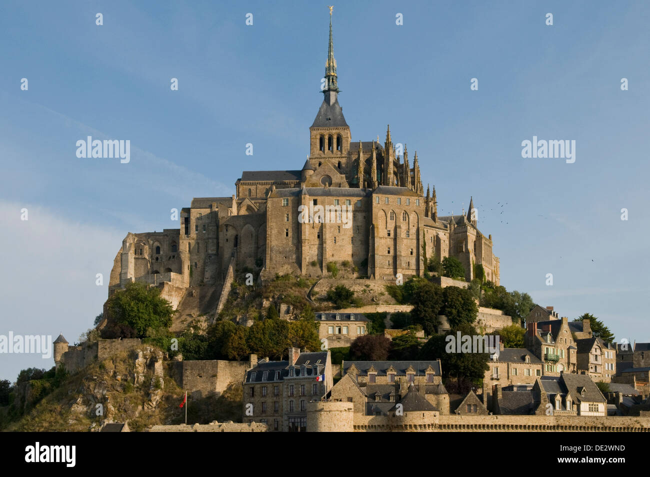 Le Mont Saint Michel, Normandie, Frankreich Stockfoto