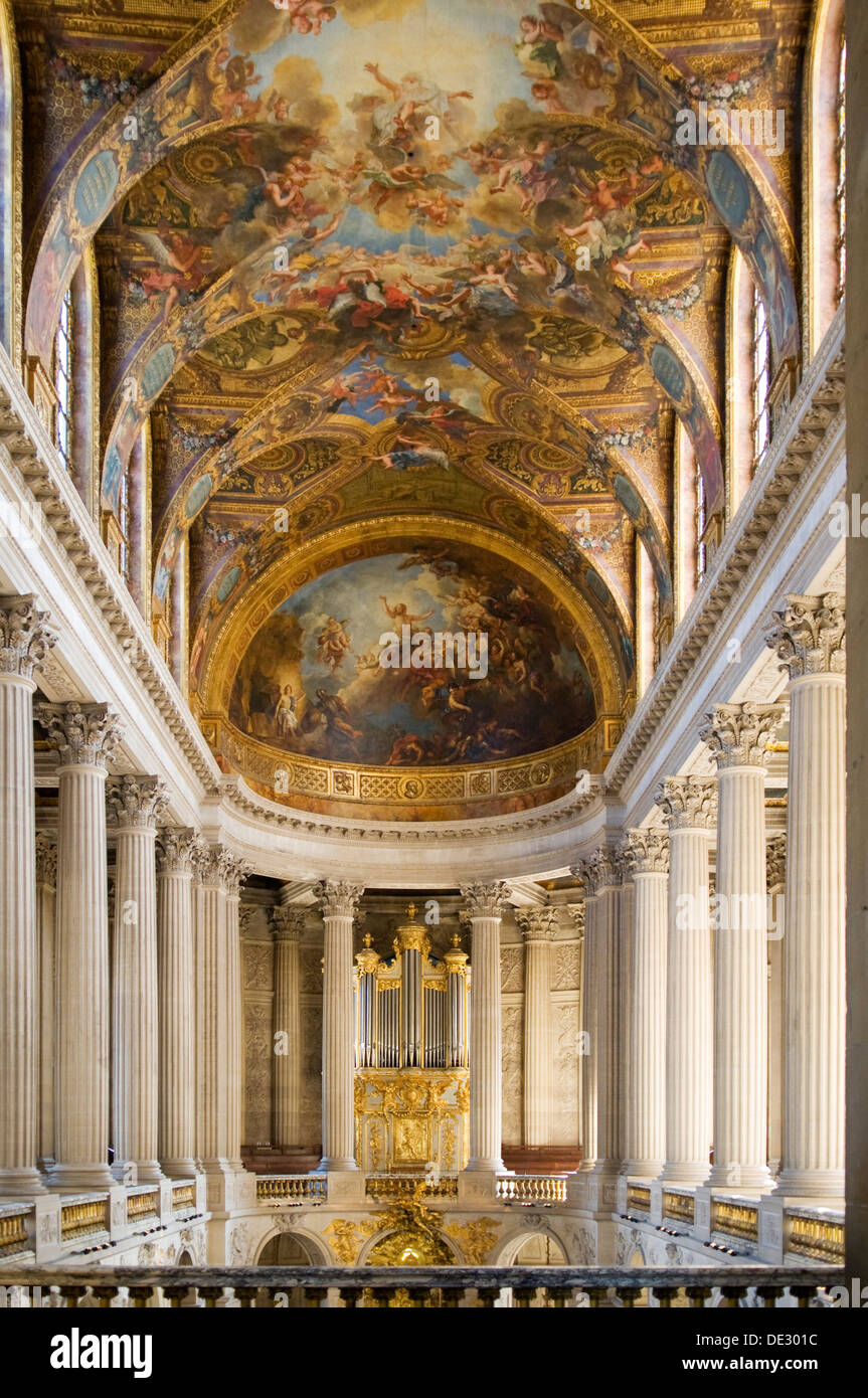 Königliche Kapelle, Palais de Versailles, Paris, Frankreich Stockfoto