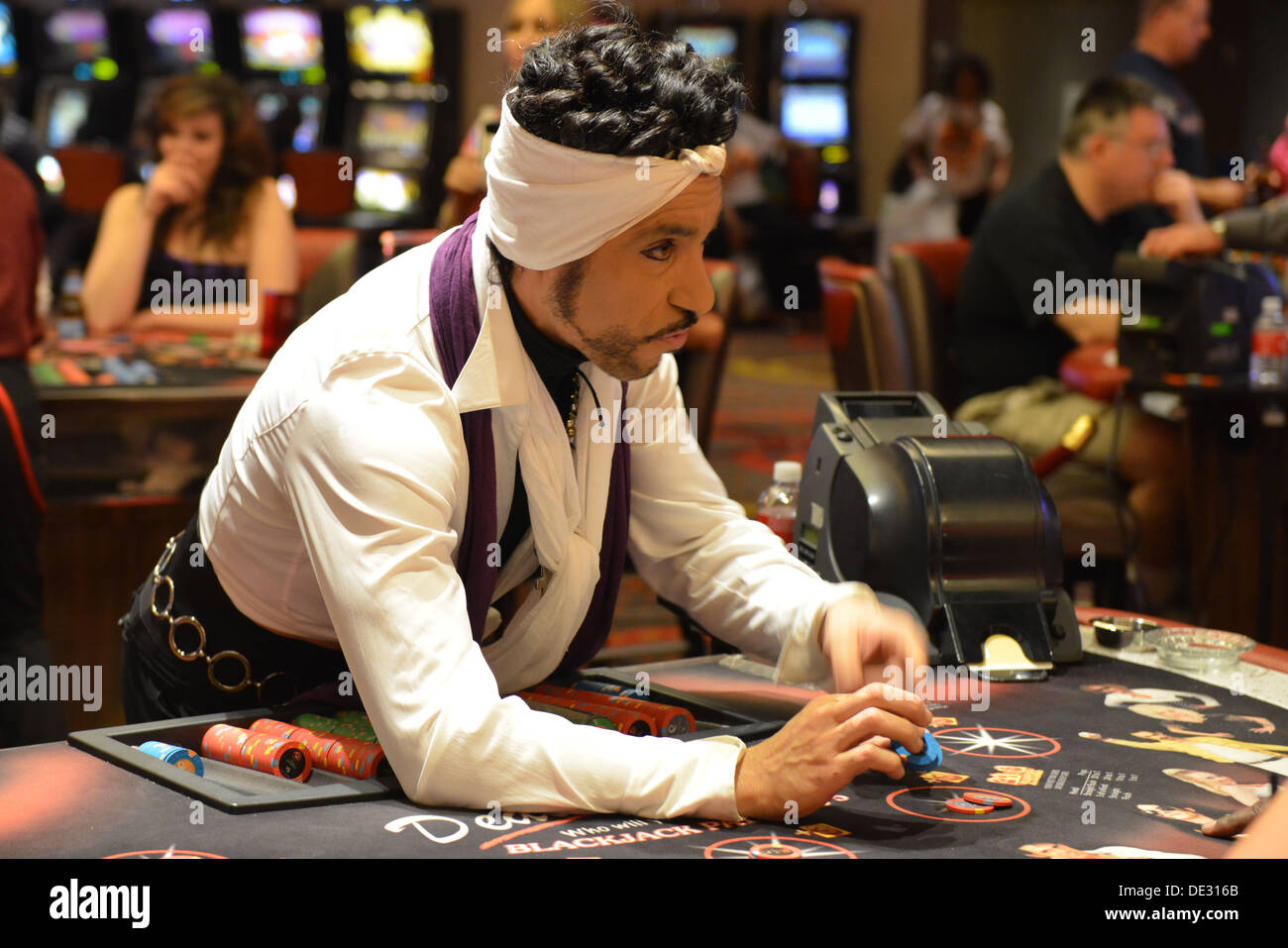 Casino-Leben in Las Vegas, Nevada Stockfoto