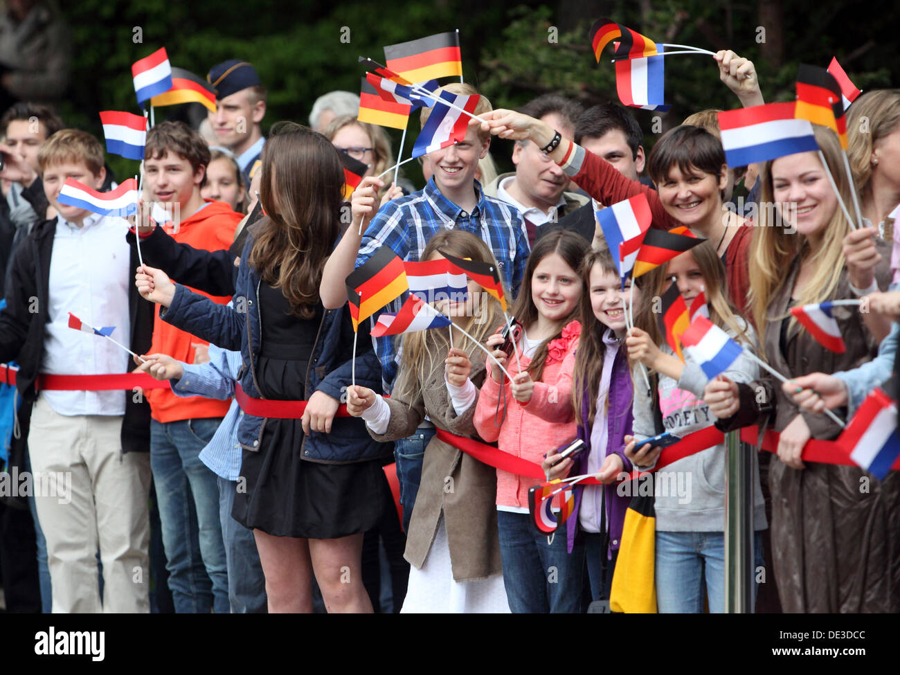 Berlin, Deutschland, den Niederlanden erster Besuch für Studierende an Koenig paar Stockfoto