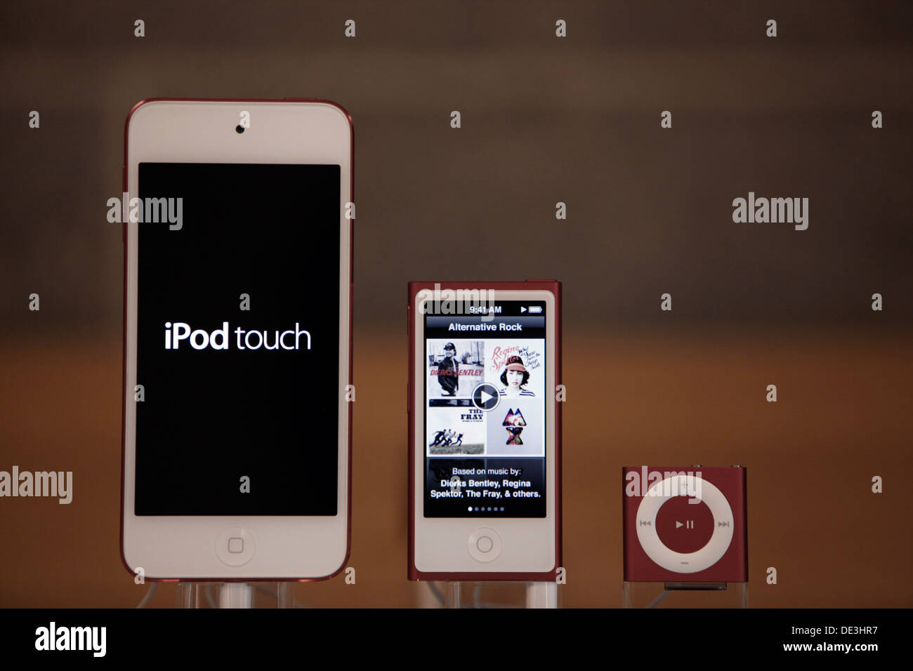 Berlin, Deutschland, iPods, neue Apple-Store in Berlin Stockfoto