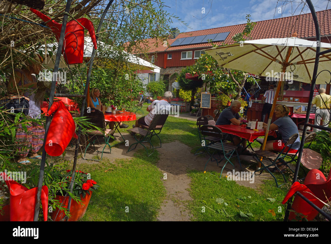 KaffeeGarten "Naschkatze" in Krummin, Insel Usedom, Deutschland