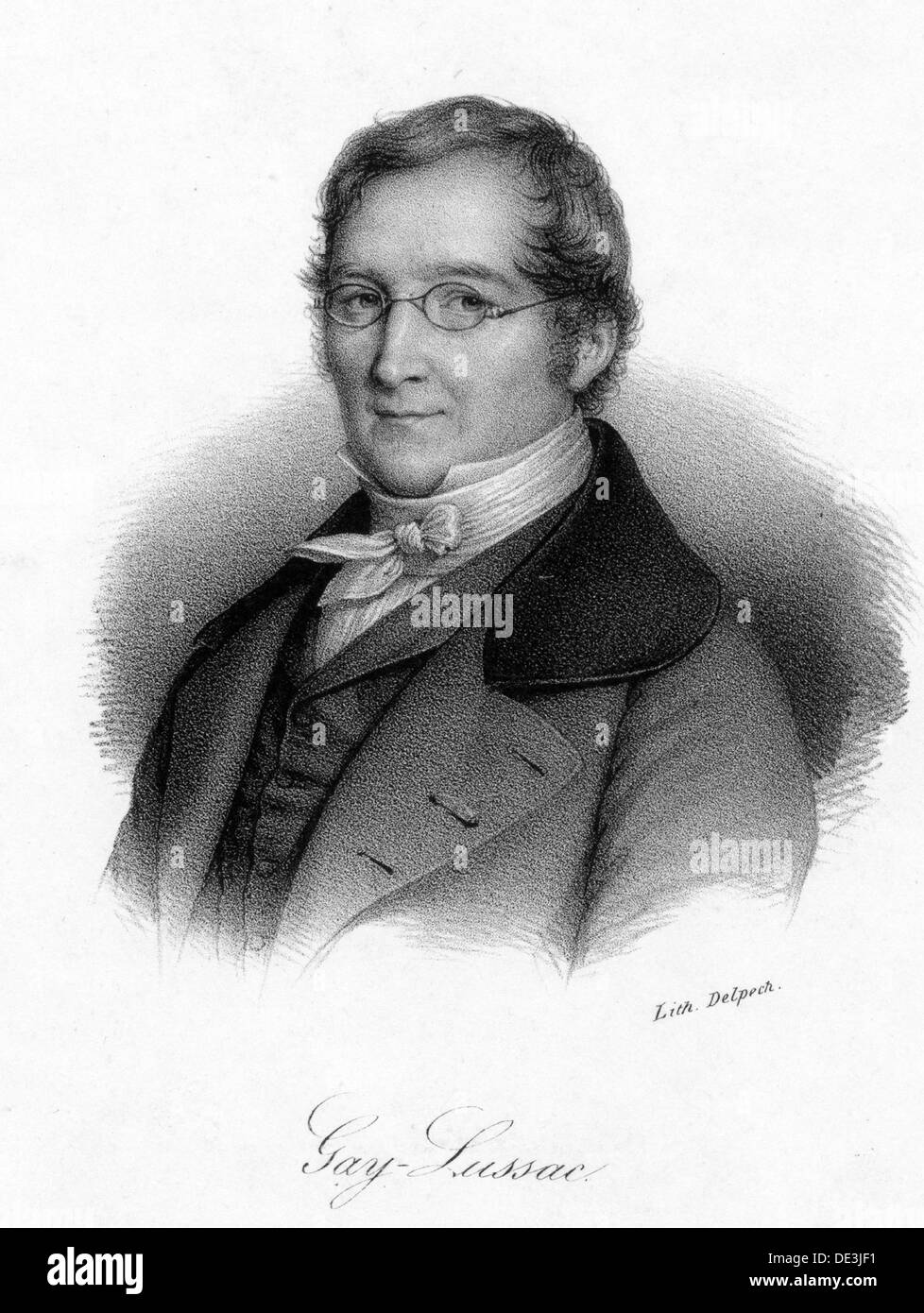 JOSEPH LOUIS GAY-LUSSAC (1778 – 1850), französischer Chemiker und Physiker Stockfoto