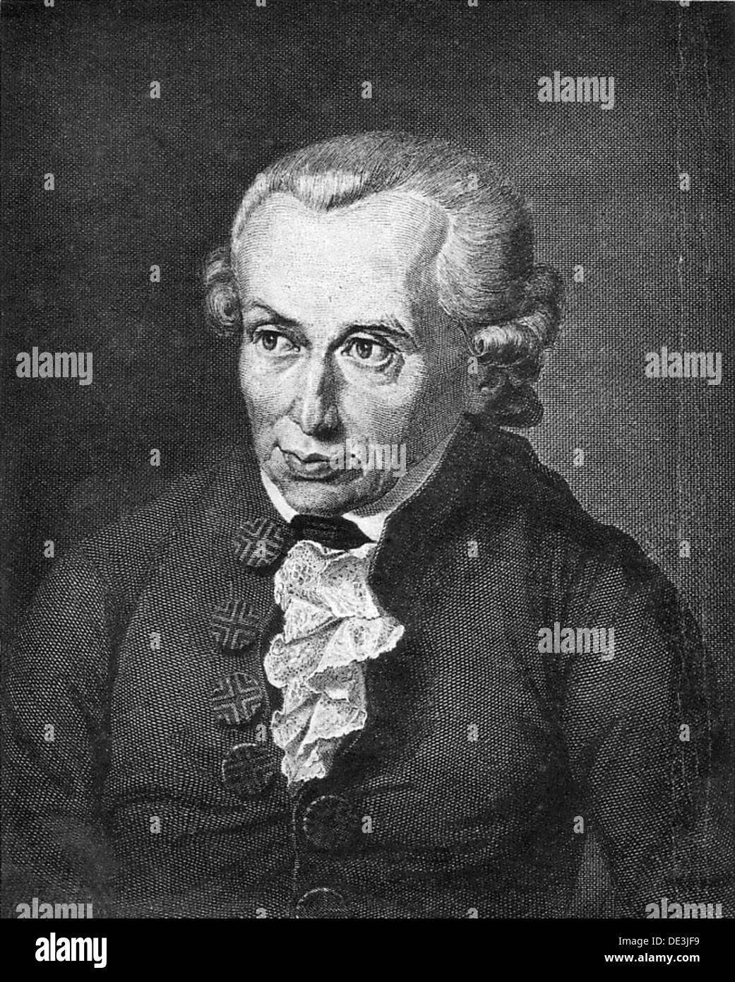 Deutsche Philosoph IMMANUEL KANT (1724-1804) Stockfoto