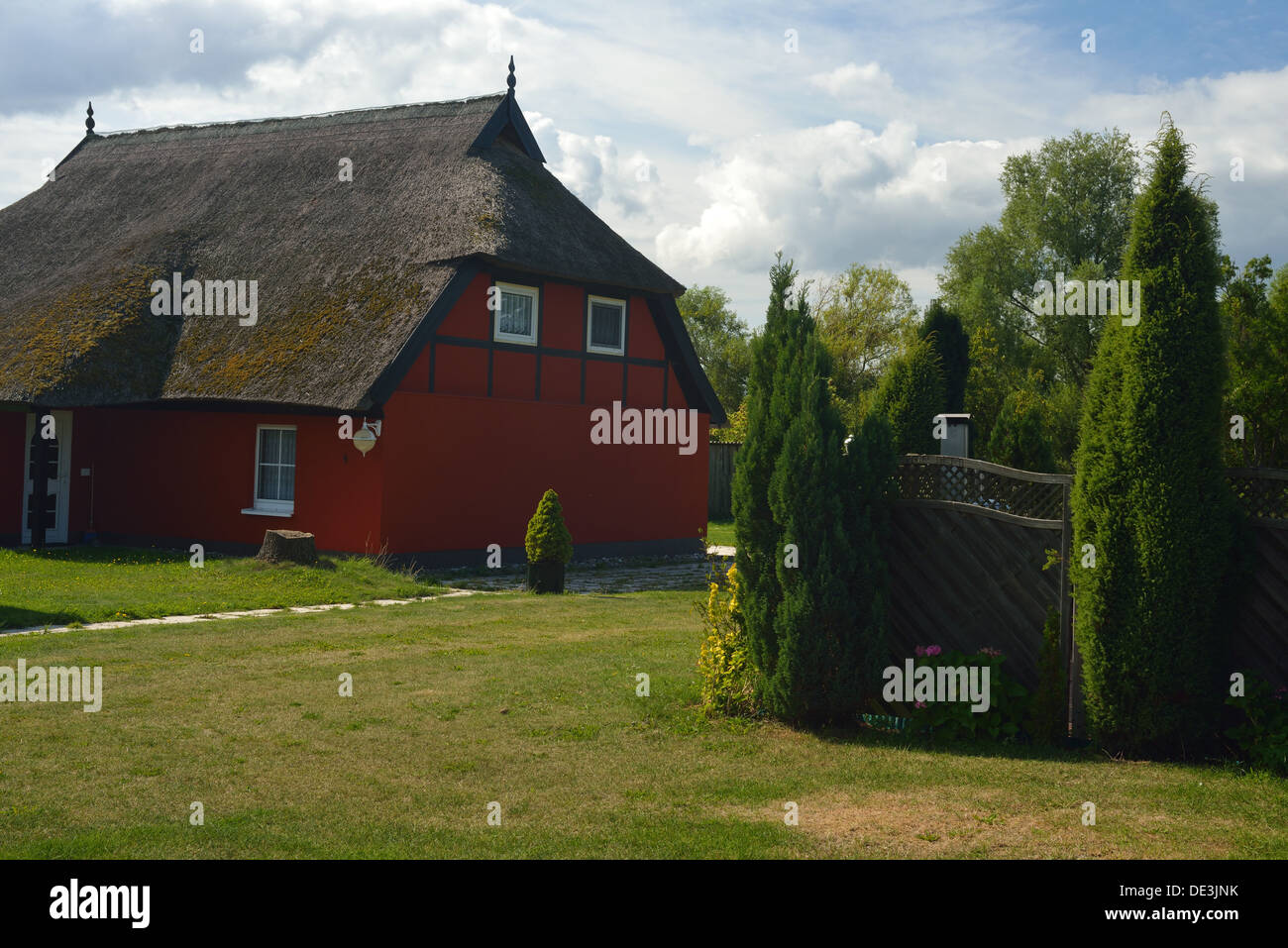 Landhaus in Luetow, Insel Usedom, Deutschland Stockfotografie Alamy