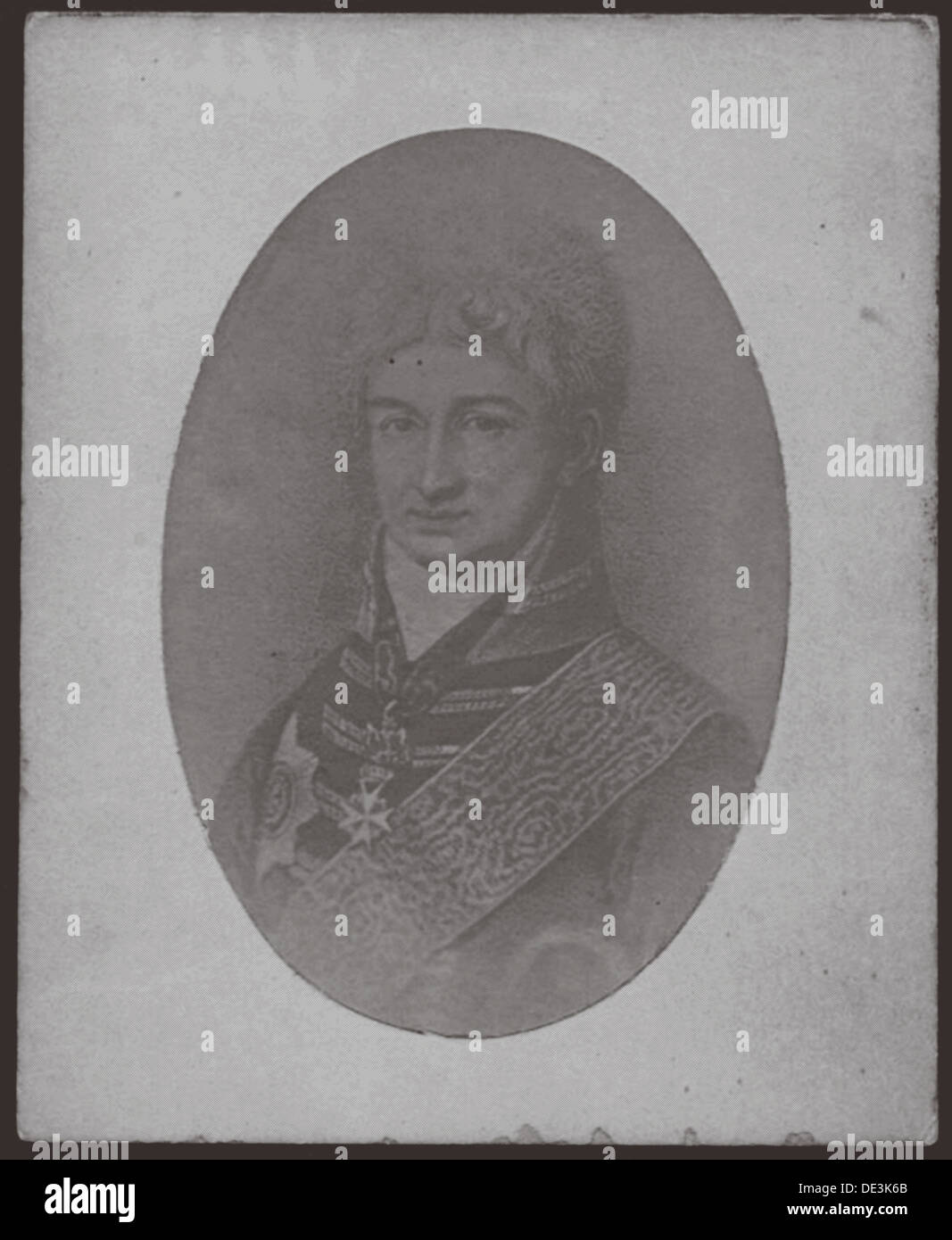 Nikolai Petrovich Rezanov, ca 1806. Künstler: anonym Stockfoto