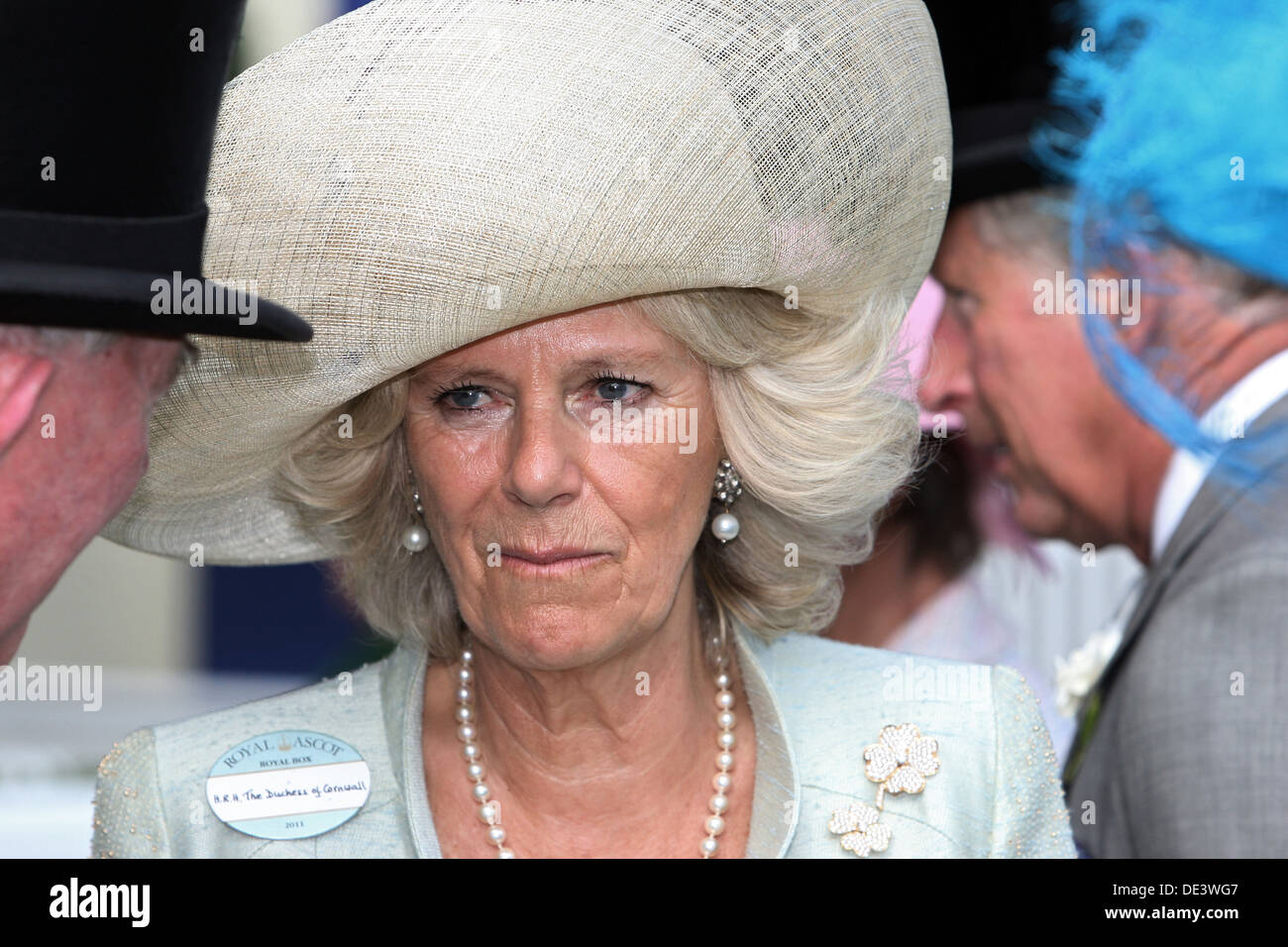 Ascot, Großbritannien, Camilla, Herzogin von Cornwall und Rothesay Stockfoto