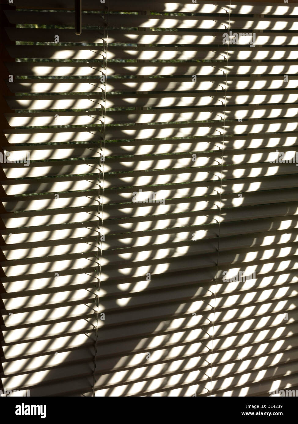 Nahaufnahme von Fenster-Vorhänge Stockfoto