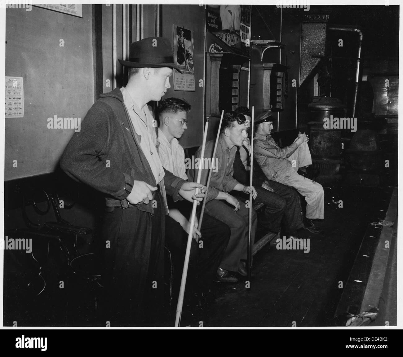 In Shelby County, Iowa, ist die kommerzielle Unterhaltung auf ein einziges Filmhaus beschränkt, was der Gemeinde eine primäre Form der Freizeit und des gesellschaftlichen Zusammenkommens bietet. Stockfoto