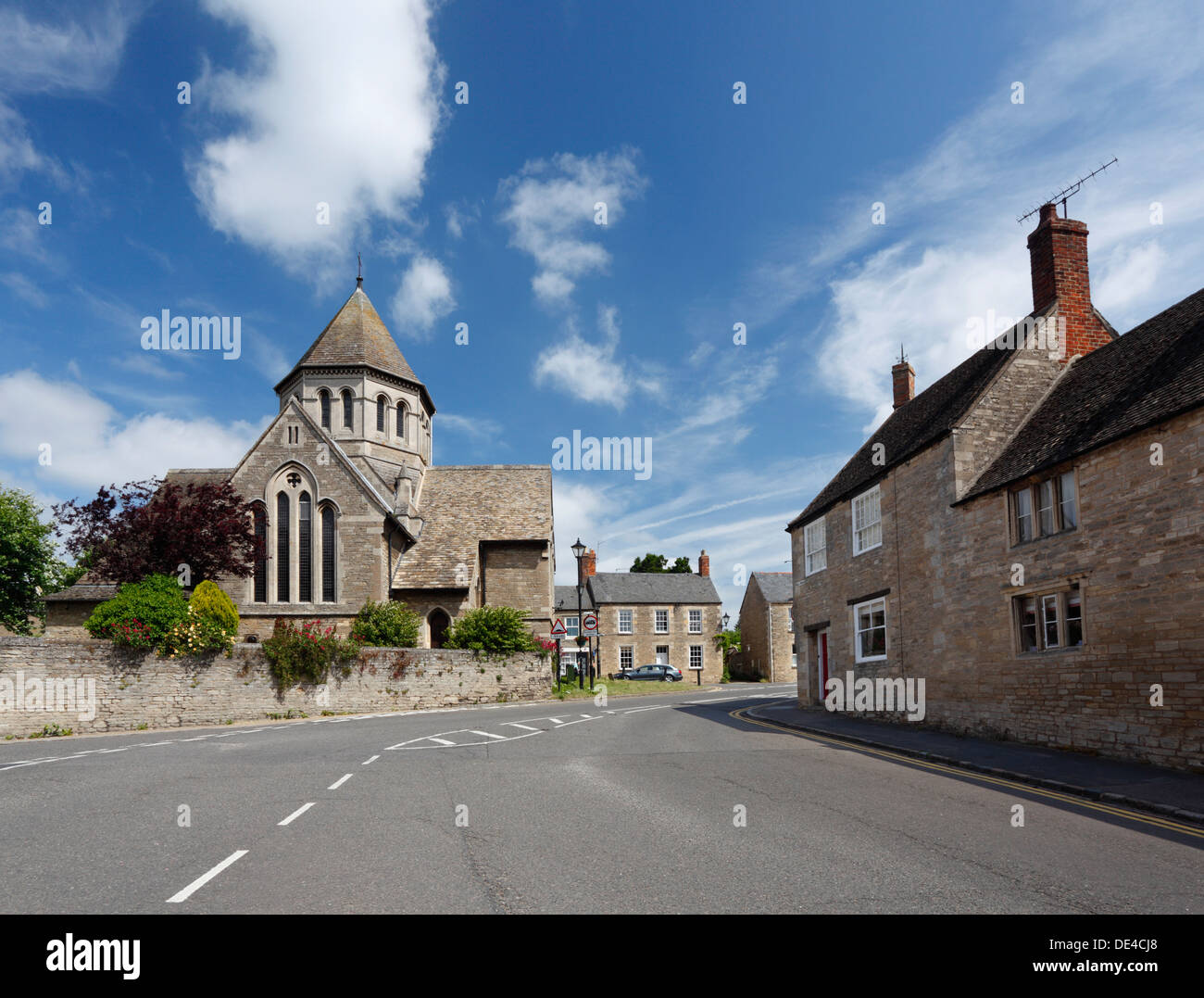 Oundle. Kirche des heiligsten namens. Northamptonshire. England. VEREINIGTES KÖNIGREICH. Stockfoto