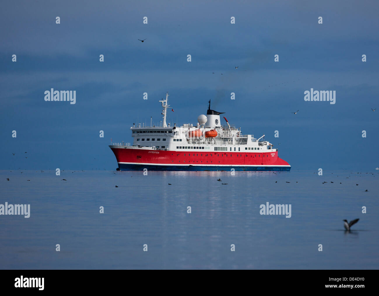 Kreuzfahrt Schiff, MS Expedition Spitzbergen-Island, Spitzbergen, Norwegen Stockfoto