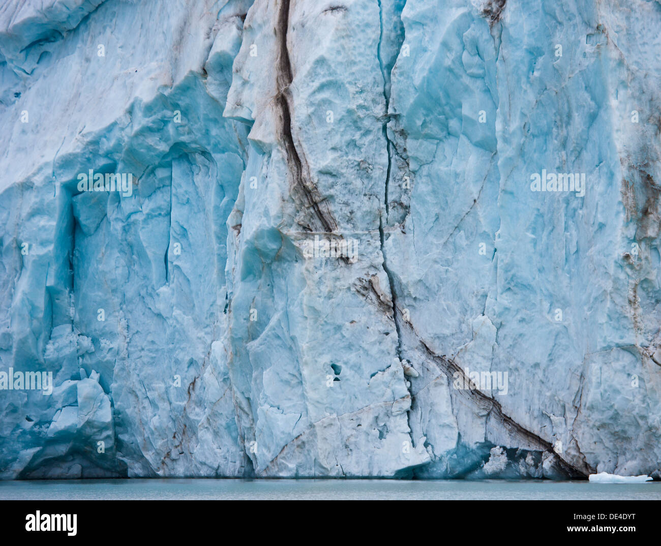 14. Juli Gletscher, Spitzbergen, Island, Spitzbergen, Norwegen Stockfoto