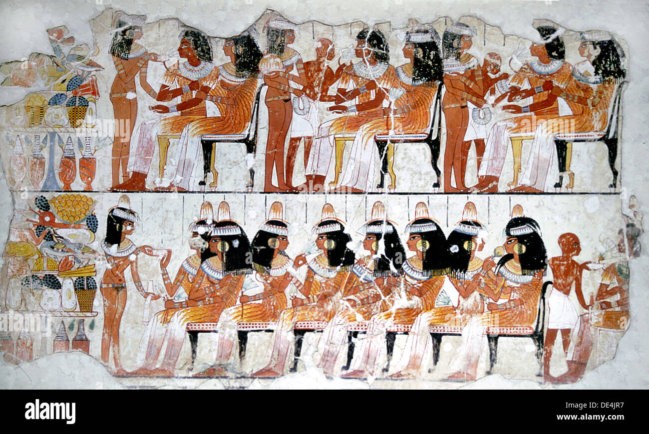Nebamun tomb painting Fotos und Bildmaterial in hoher Auflösung Alamy