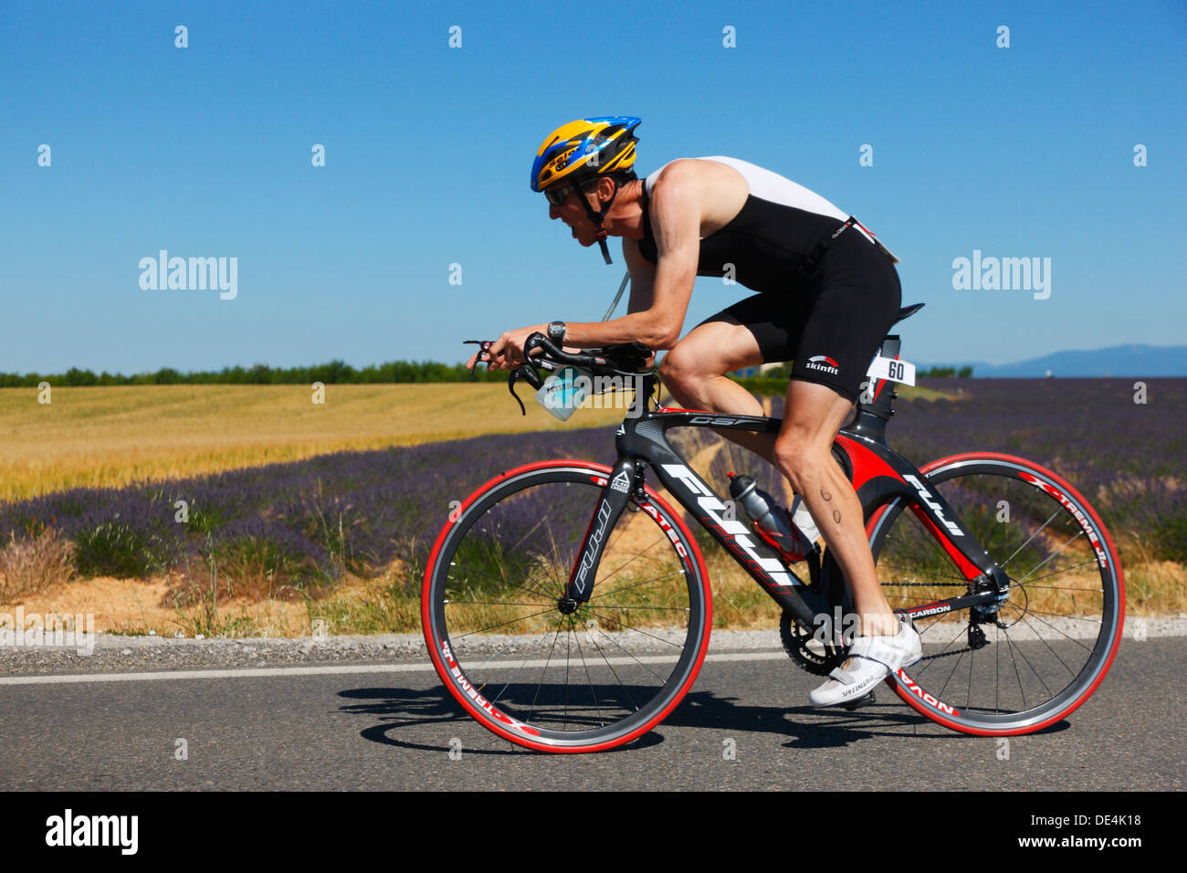 Radfahren Frankreich, (Valensole) Stockfoto