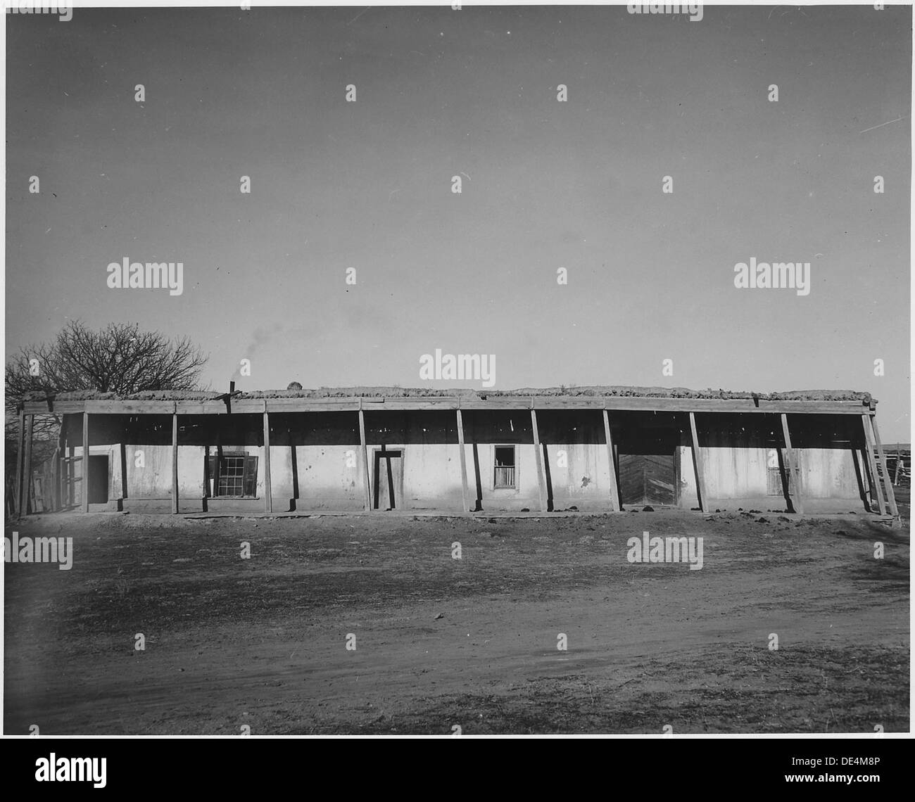 Taos County, New Mexico. Altes Haus, Ranchitos 521945 Stockfoto