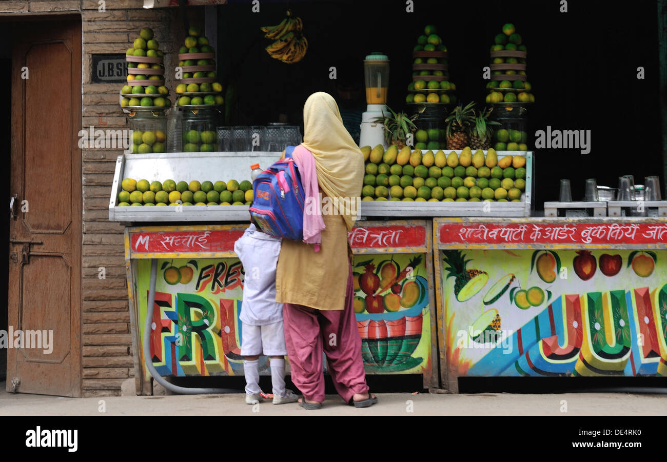 Straßenmarkt, Alt-Delhi, Indien Stockfoto