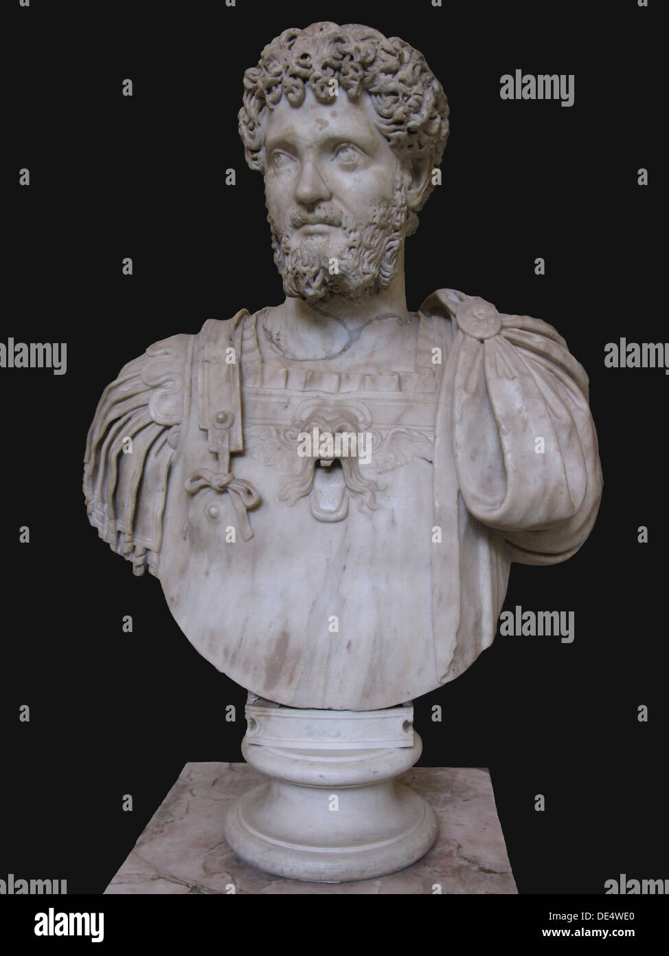 Büste des Septimius Severus, 3. Jh. n. Chr.. Künstler: Art des antiken Roms, klassische Skulptur Stockfoto