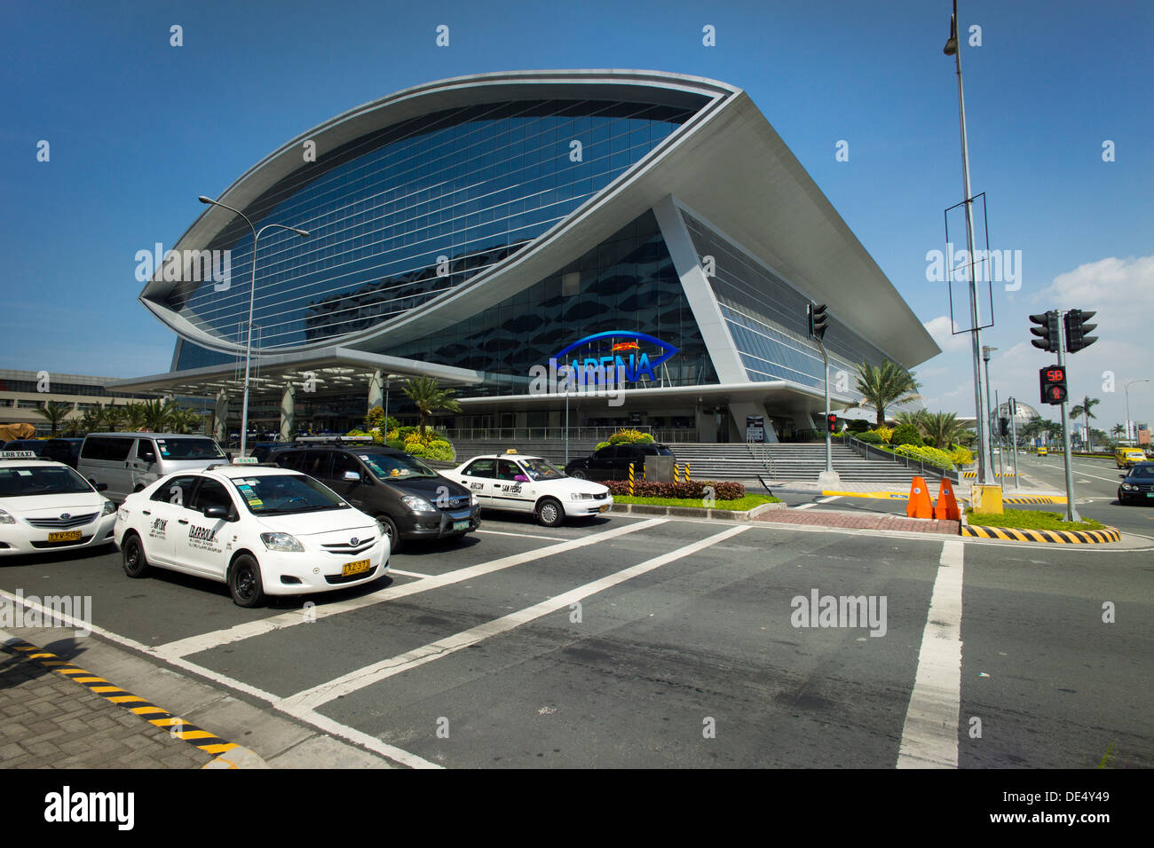 Mall of Asia Arena Konzert und Sportarena, Pasay City, Manila, Philippinen, Asien, PublicGround Stockfoto