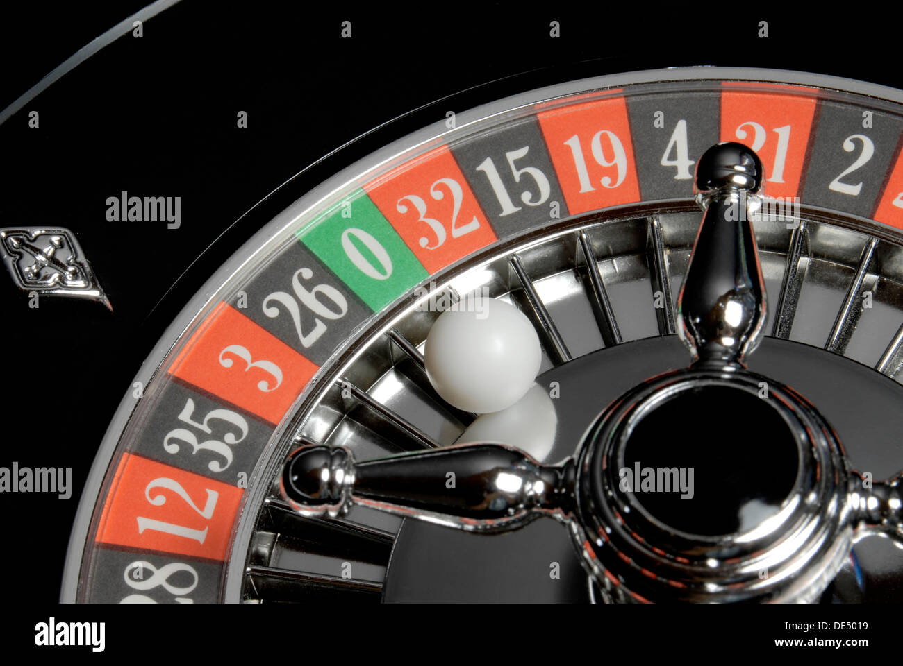 Null Roulette Roulette wheel top view -Fotos und -Bildmaterial in hoher Auflösung – Alamy