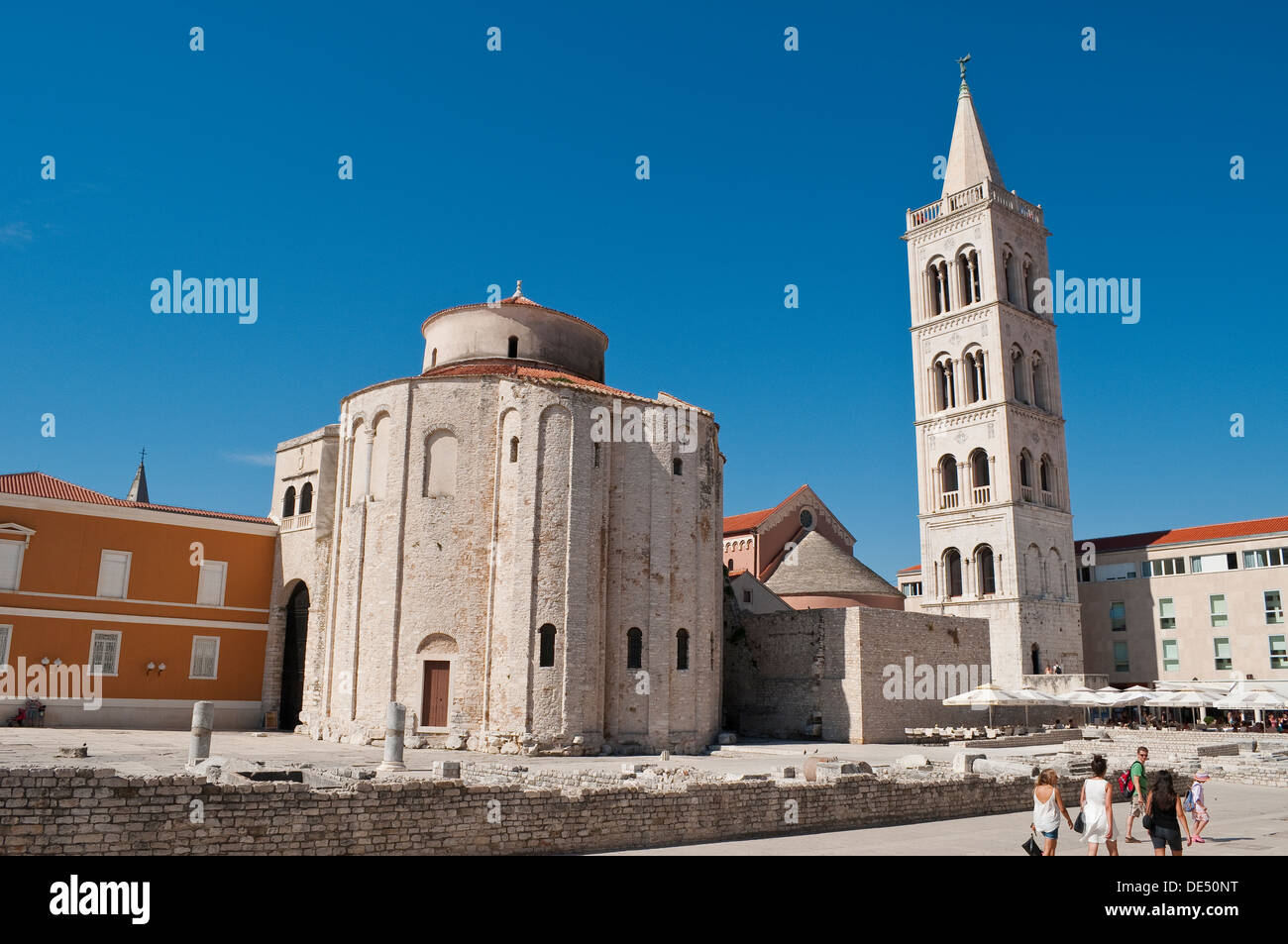 Kirche von Saint Donat, Zadar, Kroatien Stockfoto